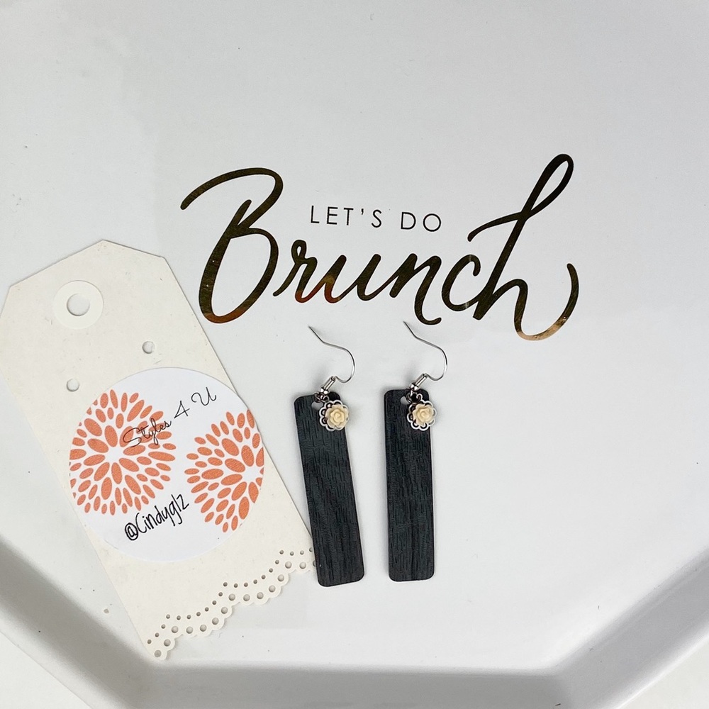 Faux Leather earrings